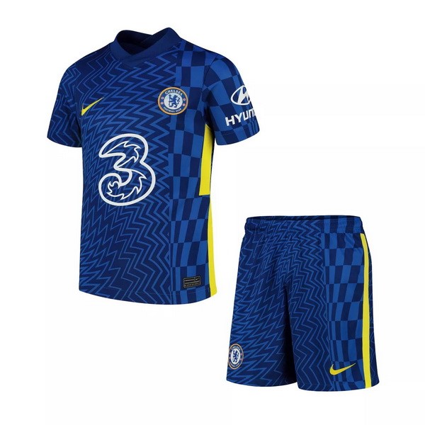 Heimtrikot Chelsea Kinder 2021-2022 Blau Günstige Fußballtrikots